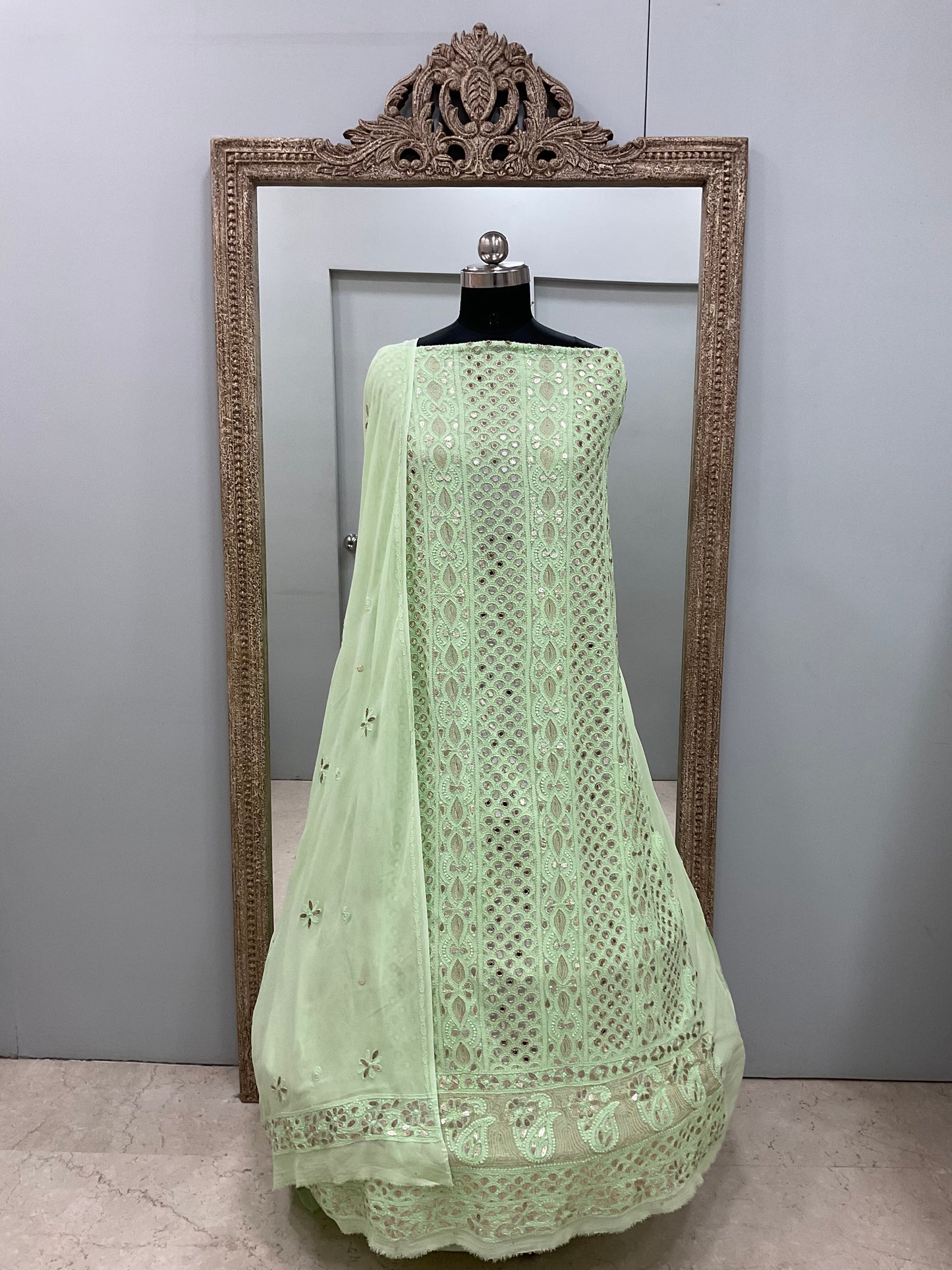 Gota And Real Mirror Straight Green