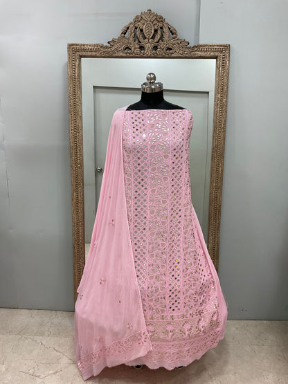 Gota And Real Mirror Straight Pink
