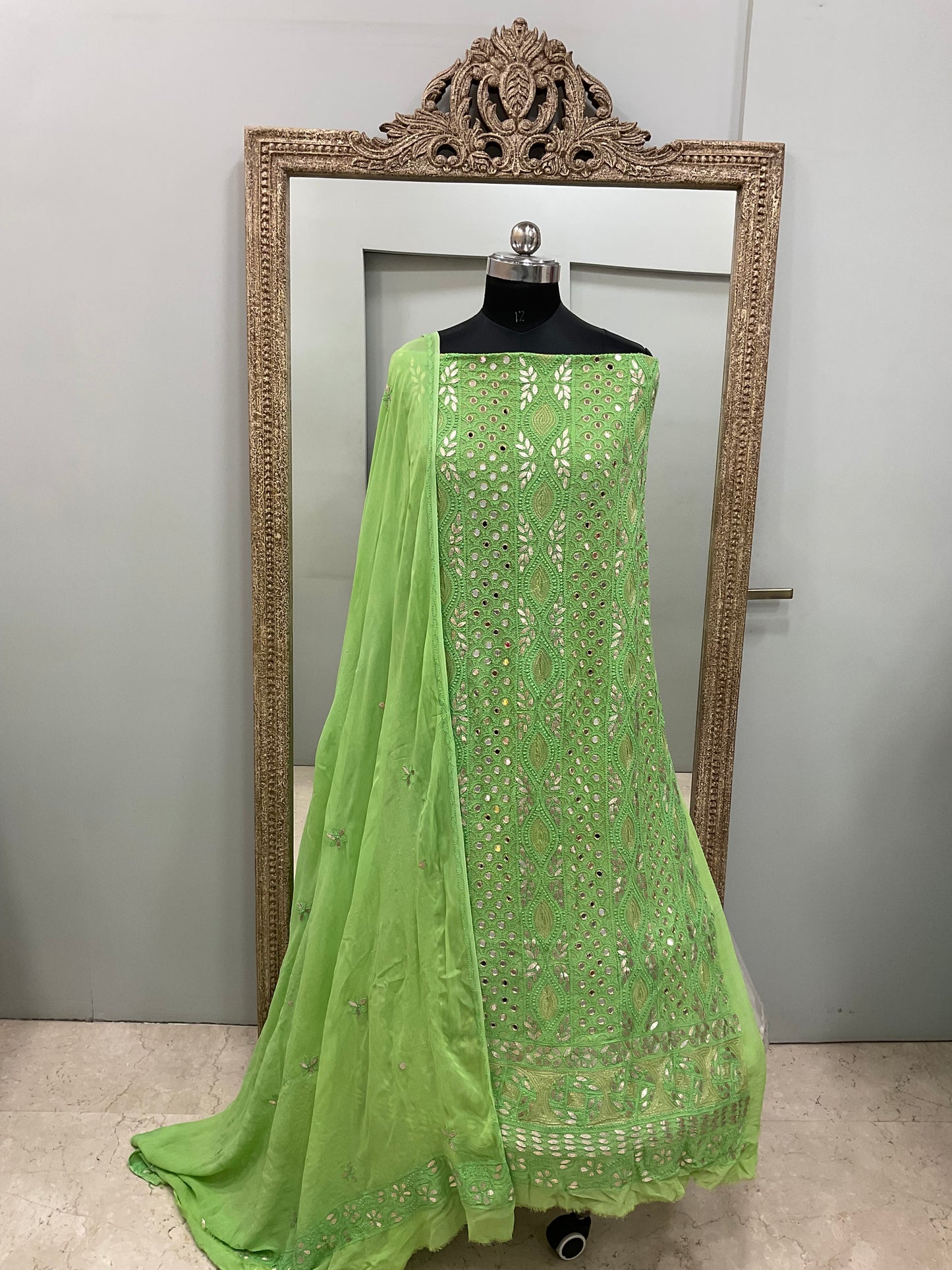 Gota And Real Mirror Straight Green