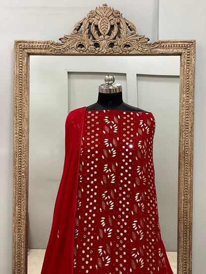 Gota And Real Mirror Straight Red