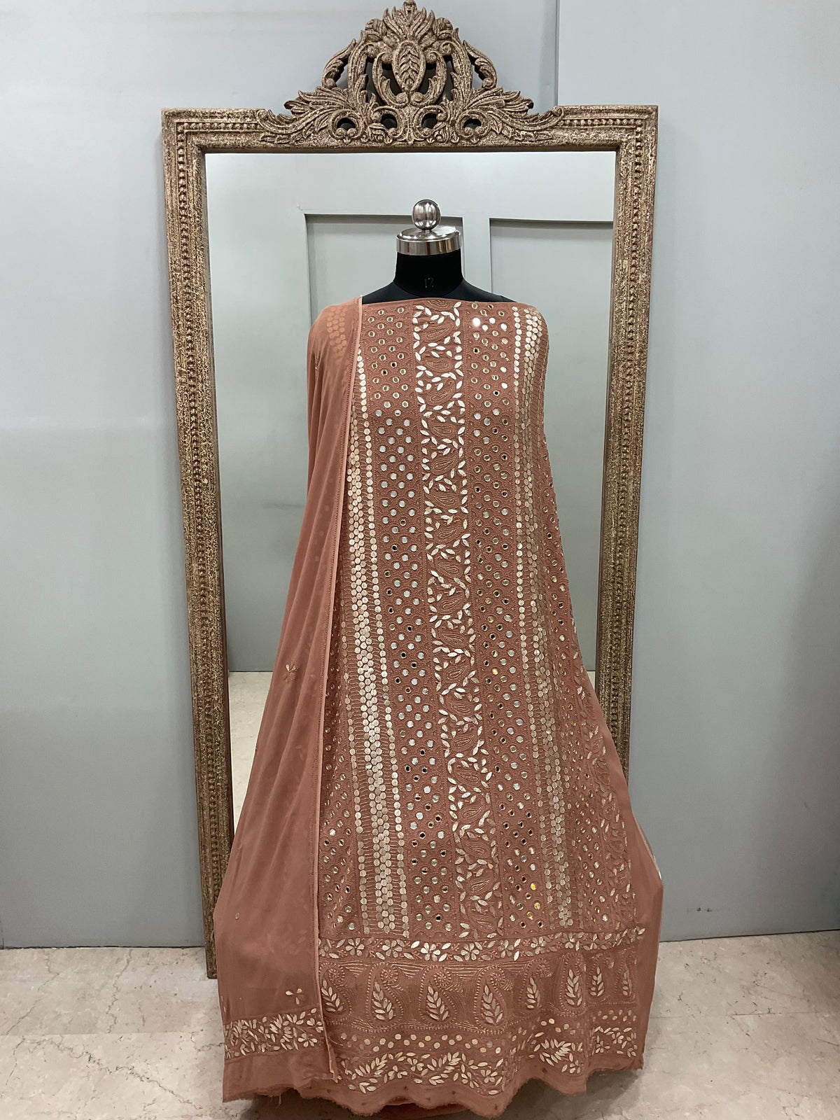 Gota And Real Mirror Straight Brown