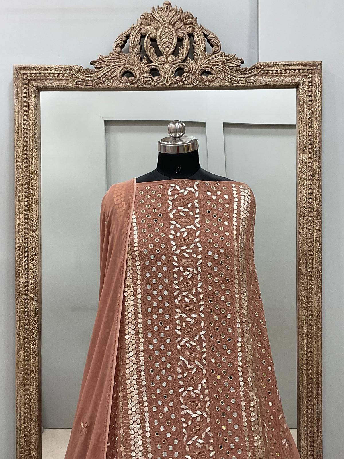 Gota And Real Mirror Straight Brown