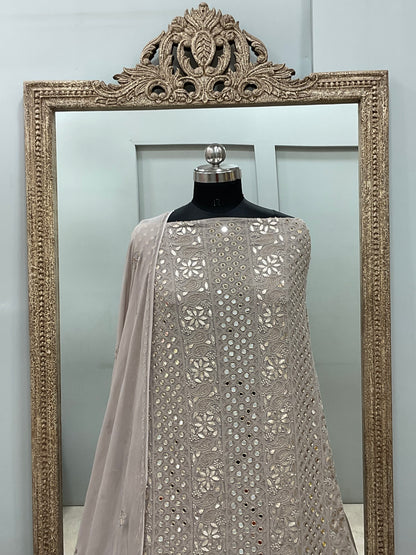 Gota And Real Mirror Straight Gray