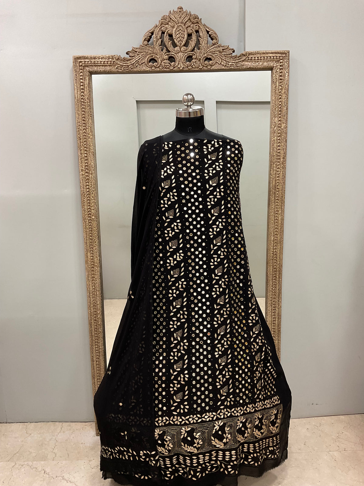 Gota And Real Mirror Straight Black
