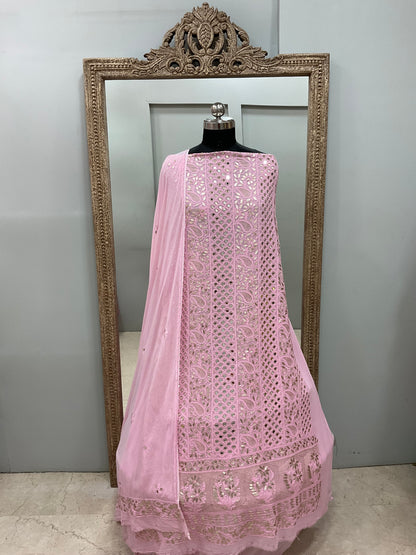 Gota And Real Mirror Straight Pink