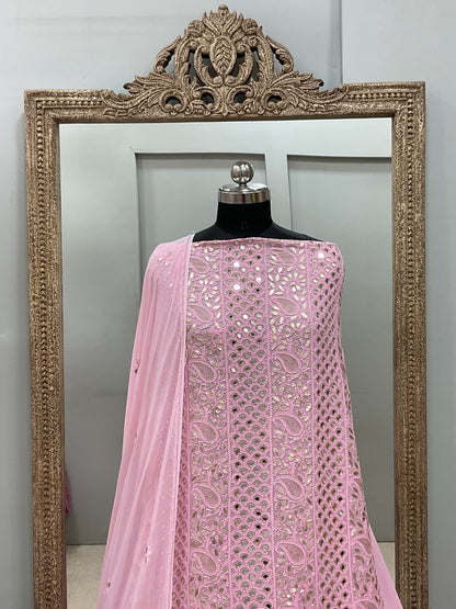 Gota And Real Mirror Straight Pink