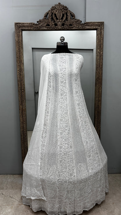 Anarkali Heavy Pearl And Cutdana Offwhite 01
