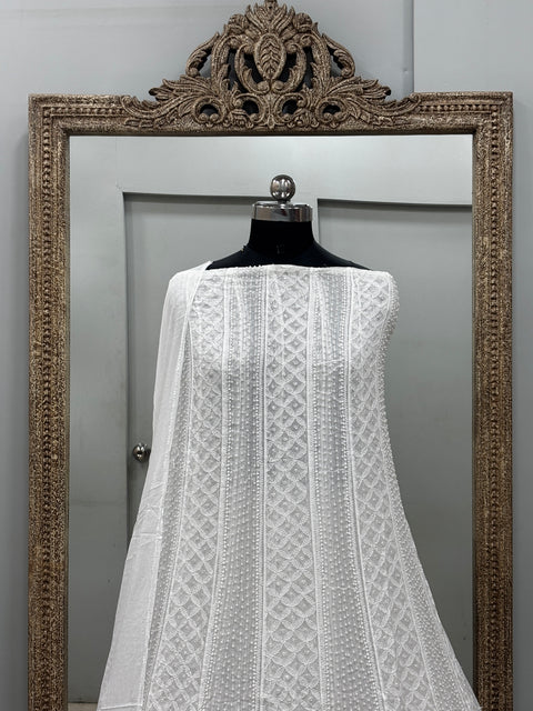 Anarkali Heavy Pearl And Cutdana Offwhite 02