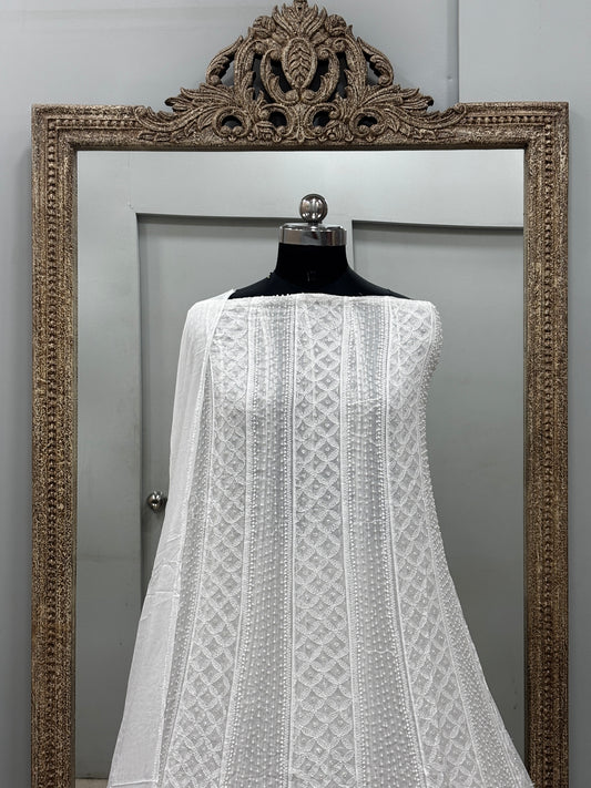 Anarkali Heavy Pearl And Cutdana Offwhite 02