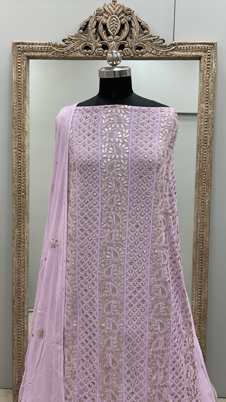 Gota And Real Mirror Straight Lilac