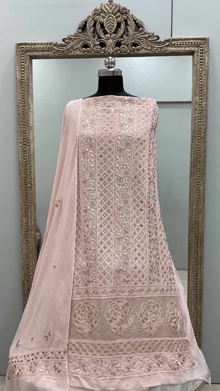 Real Mirror and Pearl Straight Light Pink