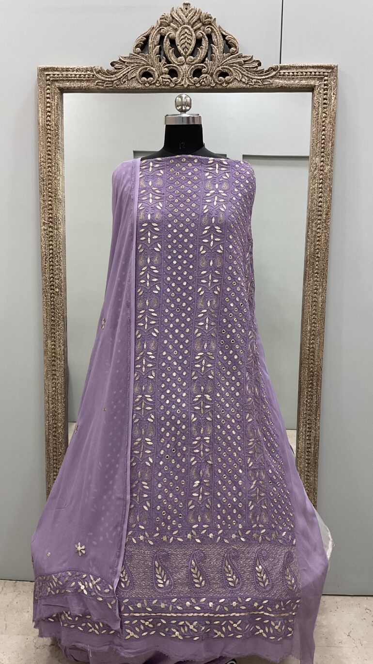 Gota And Real Mirror Straight Purple