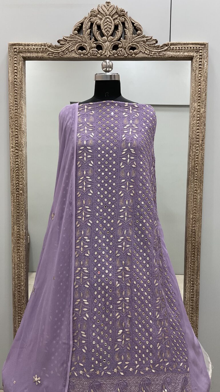 Gota And Real Mirror Straight Purple