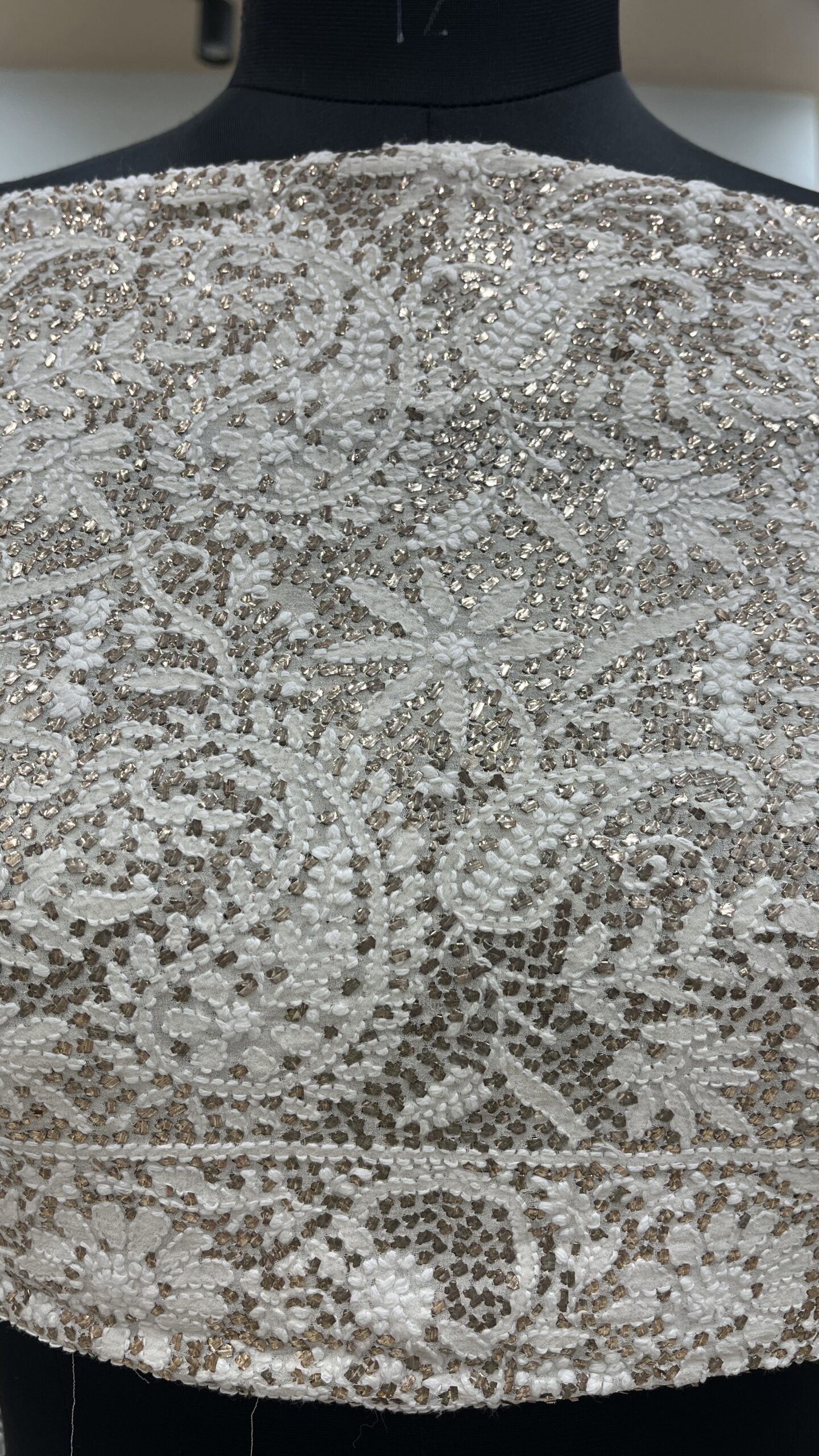 Pure Georgette Lehenga With Heavy Mukaish Work Off White