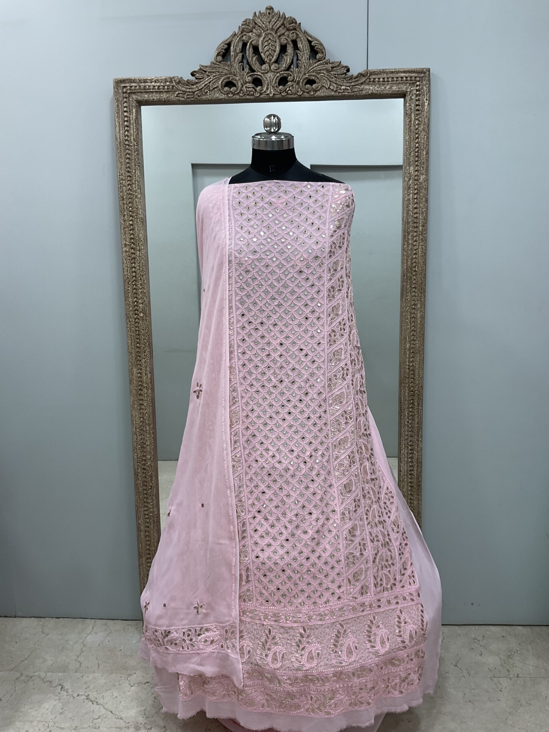 Gota And Real Mirror Straight Pink