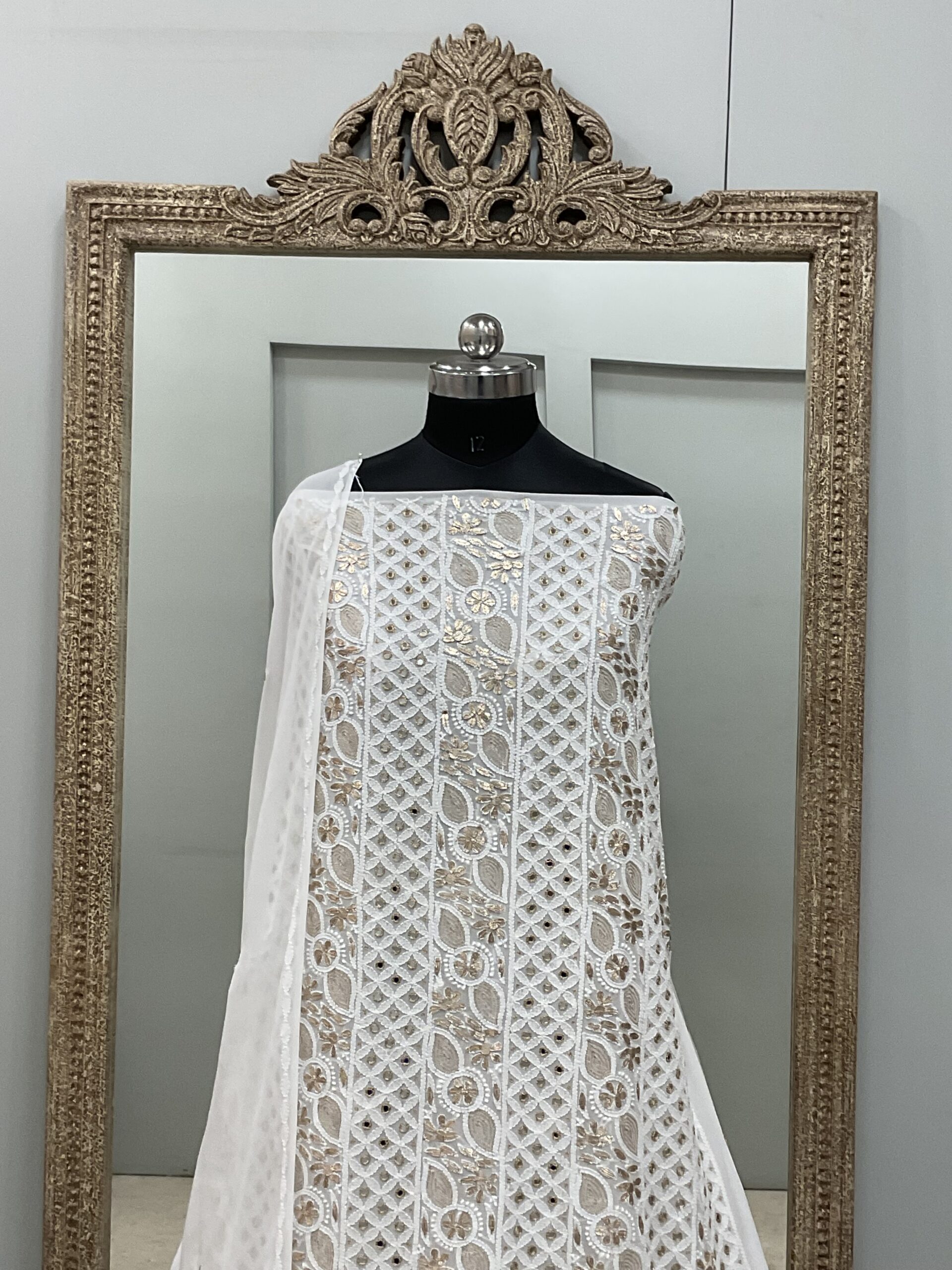 Gota And Real Mirror Straight White