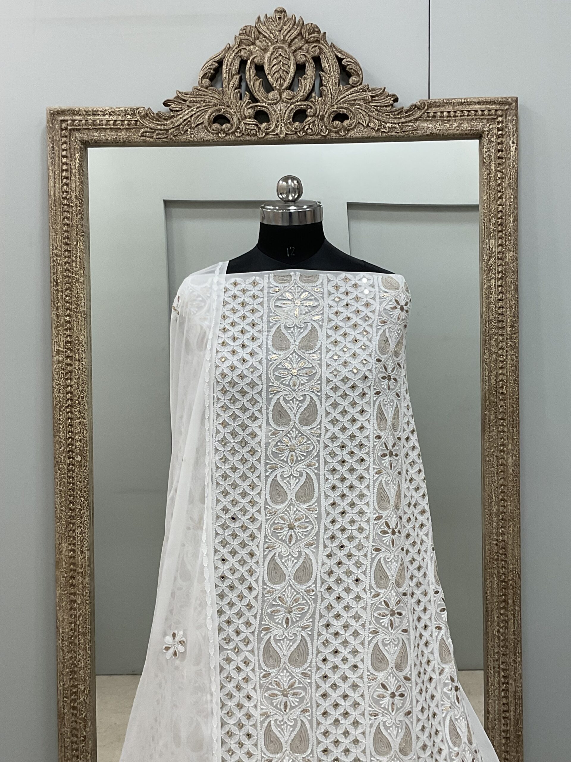 Gota And Real Mirror Straight White